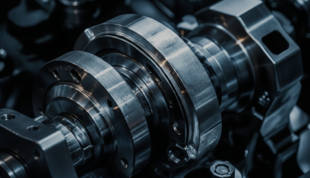 Eixo de aço forjado